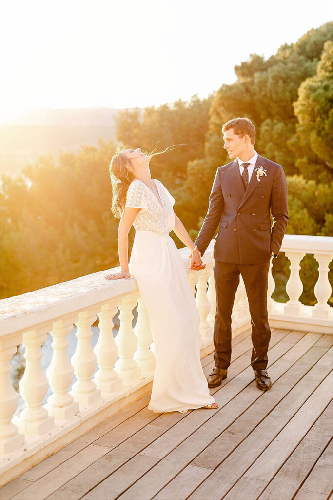 Mariage bord de mer Sea Bride and Sun