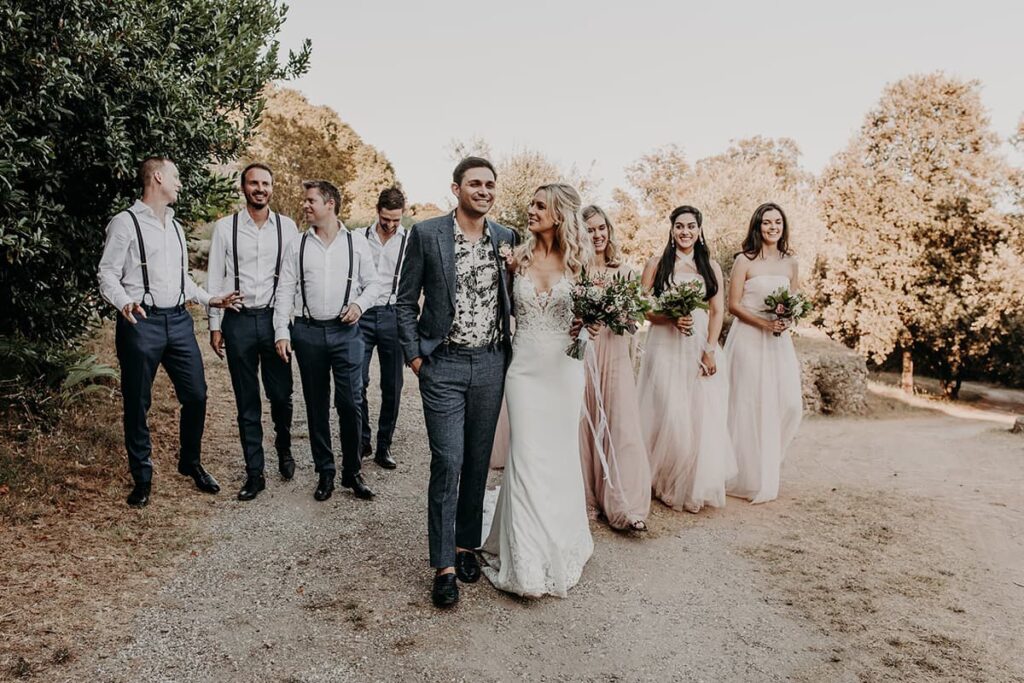 Wedding under the olive trees