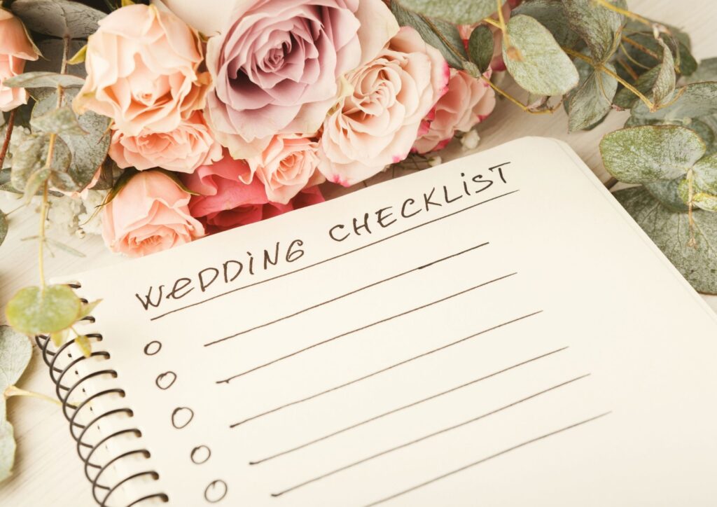 lista de verificação de casamento